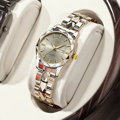 Luxury His & Hers Couple Watches -Anniversary Gift for Men Women
