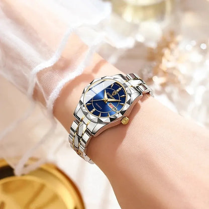 Luxury His & Hers Couple Watches -Anniversary Gift for Men Women