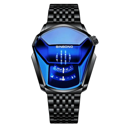 Limited‑Edition 44 mm Quartz Watch | Sleek Brushed Steel, Minimal Design, 30 m Splash‑Proof