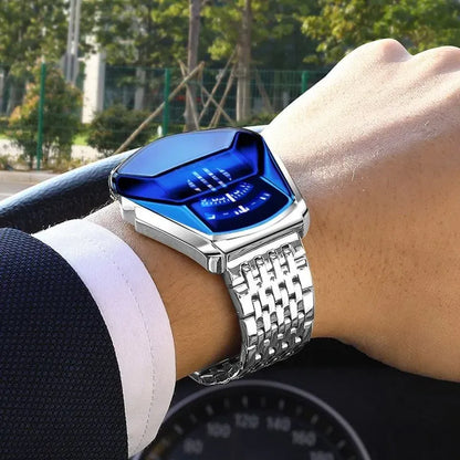 Limited‑Edition 44 mm Quartz Watch | Sleek Brushed Steel, Minimal Design, 30 m Splash‑Proof